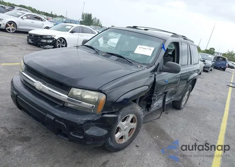 2002 Chevrolet Trailblazer Ls из США, поврежденный, VIN 1GNDS13S822507029
